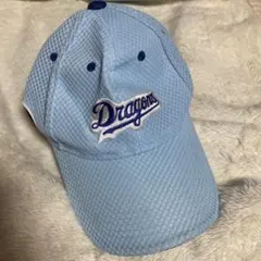 【未使用未着用】中日ドラゴンズ 公式ファンクラブキャップ 水色
