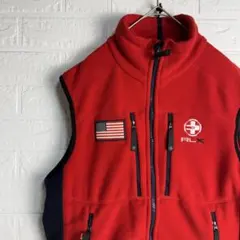 【美品】 POLO RALPH LAUREN RLX フリース ベスト ゴルフ