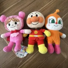 大サイズ　アンパンマン ぬいぐるみ 3体セット　ドキンちゃん　赤ちゃんマン