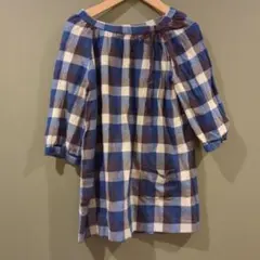 ボンポワン　チュニック 6サイズ チェック