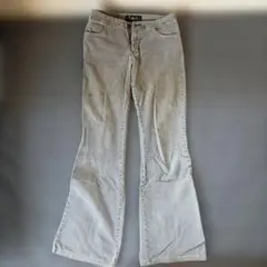 Y2K グレー ブーツカットデニム