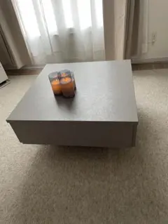 送料込み◎収納付き！安心の日本製✳︎グレー センターテーブル