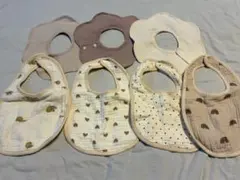 西松屋のスタイとコットン製スタイ　7枚セット