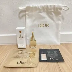 【Dior ジャドール インテンス ５ml 】 巾着＋ル ゴマージュ＋ファンデ付