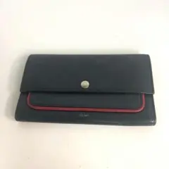 CELINE セリーヌ フラップ 長財布 ネイビー レディース ブランドのサムネイル