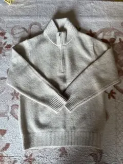 とまと様専用UNIQLOスフレヤーンハーフジップニット