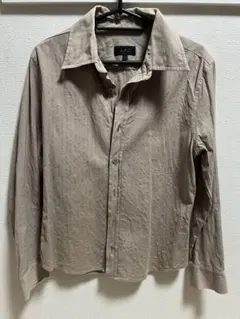 A.P.C. 長袖シャツ ベージュ サイズ1 cotton100% 古着