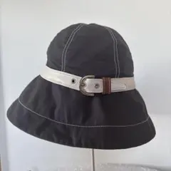 COACH コーチ ハット 帽子 ベルトデザイン シグネチャー柄 M/Lのサムネイル
