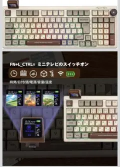 EPOMAKER RT98 RGBキーボード 101キー - メルカリ