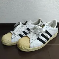 adidas SUPERSTAR ホワイト×ブラック 金ベロ 27.0cm白×黒