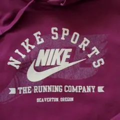Nike パープル フード付きパーカー