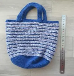 【値下げしました】ハンドメイド　リバーシブル　トートバッグ