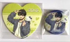 ブルーロック　サンリオ　特典　グリッター缶バッジ　潔世一