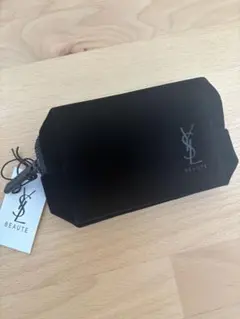 新品YSL ポーチ/ベロア素材　ブラック