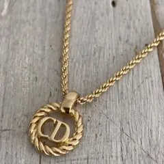 Z*o様 美品 ディオール ネックレス ツイストチェーン ゴールド 