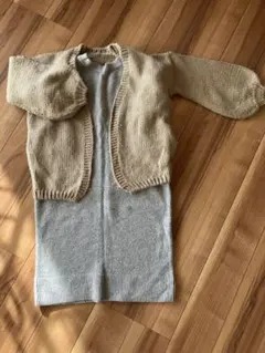 カーディガン&ニットワンピース　マタニティ