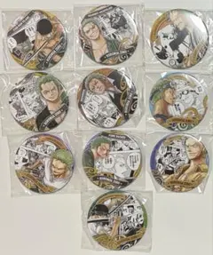 ワンピース 輩缶バッジ ジュエリー缶バッジ ゾロ サンジ エース サボ