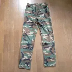 BISON カモフラージュ ストレートパンツ