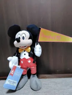 ミッキーマウス　ぬいぐるみ　カリフォルニアディズニー70周年記念