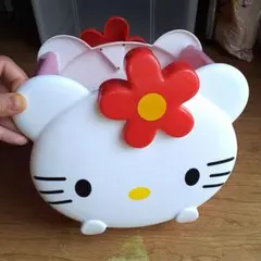 ハローキティ カオハナ フェイス型 収納ケース 平成レトロ ボックス 小物入れ