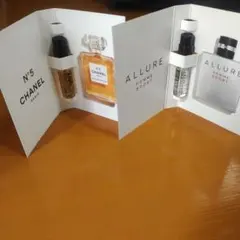CHANEL №5、ALLURA 香水サンプル