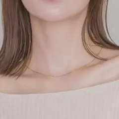 Lupis ルピス ゴールド シンプル チェーンネックレス