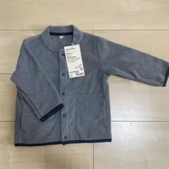 ベビー フリース ブルゾン 80cm ミディアムグレー