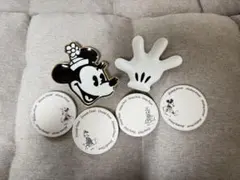 ディズニー 小皿2枚＋珪藻土コースター4枚セット ミッキー ミニー ドナルド