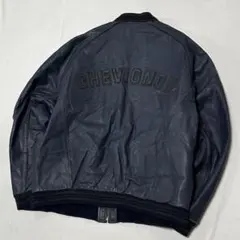 90s CHEVIGNON レザージャケット スタジャン ボックスシルエット