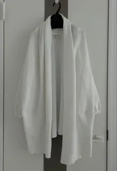 エンフォルド オフホワイト ロングカーディガン