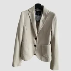 INED イネド きれいめ テーラードジャケット オフィス 通勤 7号 細身