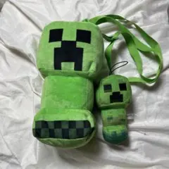 Minecraft クリーパー ぬいぐるみ　カバン　バック　ポシェット