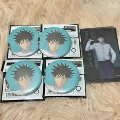 呪術廻戦 アニメーション呪術廻戦展 缶バッジ クリアカード 伏黒恵 まとめ売り