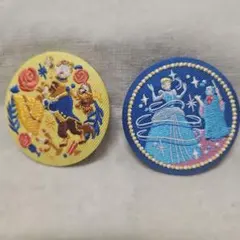 Biscuit2 ディズニーコレクション　刺繍缶バッチ