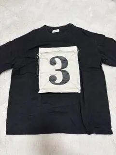 MODITEC ブラック Tシャツ 数字3