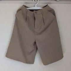 honeys ベージュ ハーフパンツ ウエストゴムのサムネイル