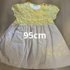 花柄刺繍半袖ワンピース 95cm RAGMARTのサムネイル