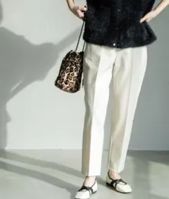 【新品】OPAQUE.CLIP　ウォームタッチ テーパードパンツ