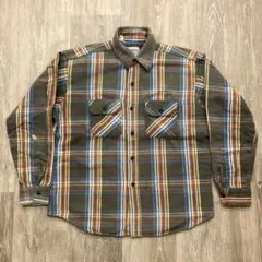 【好配色】ビンテージ ファイブブラザー ネルシャツ 70s 80s
