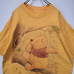 DISNEY　くまのプーさん　ヴィンテージ　Tシャツ　サイズ実寸　希少　古着