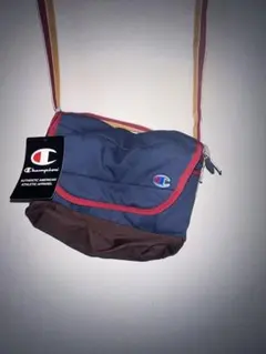 Champion ショルダーバッグ ネイビー ブラウンのサムネイル