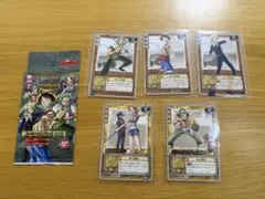 旧ワンピースカード　スペシャルパック2003　麦わらの一味プロモ　5枚セット