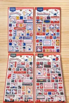 【正規品】ハローキティタイルシール4枚セット　海外限定発売　在庫わずか
