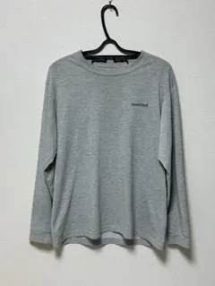 モンベル　メンズ　ロンT グレー　サイズL