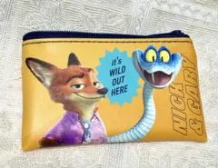 ズートピア 2 フラットミニポーチ ニック ゲイリー