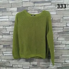 UNIQLO XL オリーブグリーン セーター