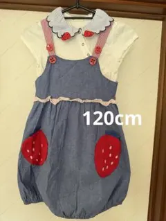 ベイビーチアー いちご　ワンピース 120cm 上下セット　①のサムネイル