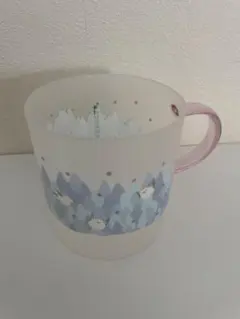 【新品未使用】スタバ×シマエナガ　耐熱グラスマグ　シマエナガ355ml