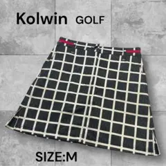 e1273☆Kolwin ゴルフ スカート Mサイズ チェック柄