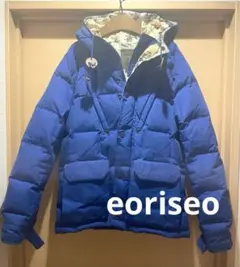 青 ダウンジャケット eoriseo サイズ3